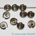 Perles metalliques, 10 pièces