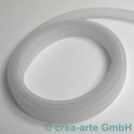 PVC Band 10mm 1m weiss-milchig
